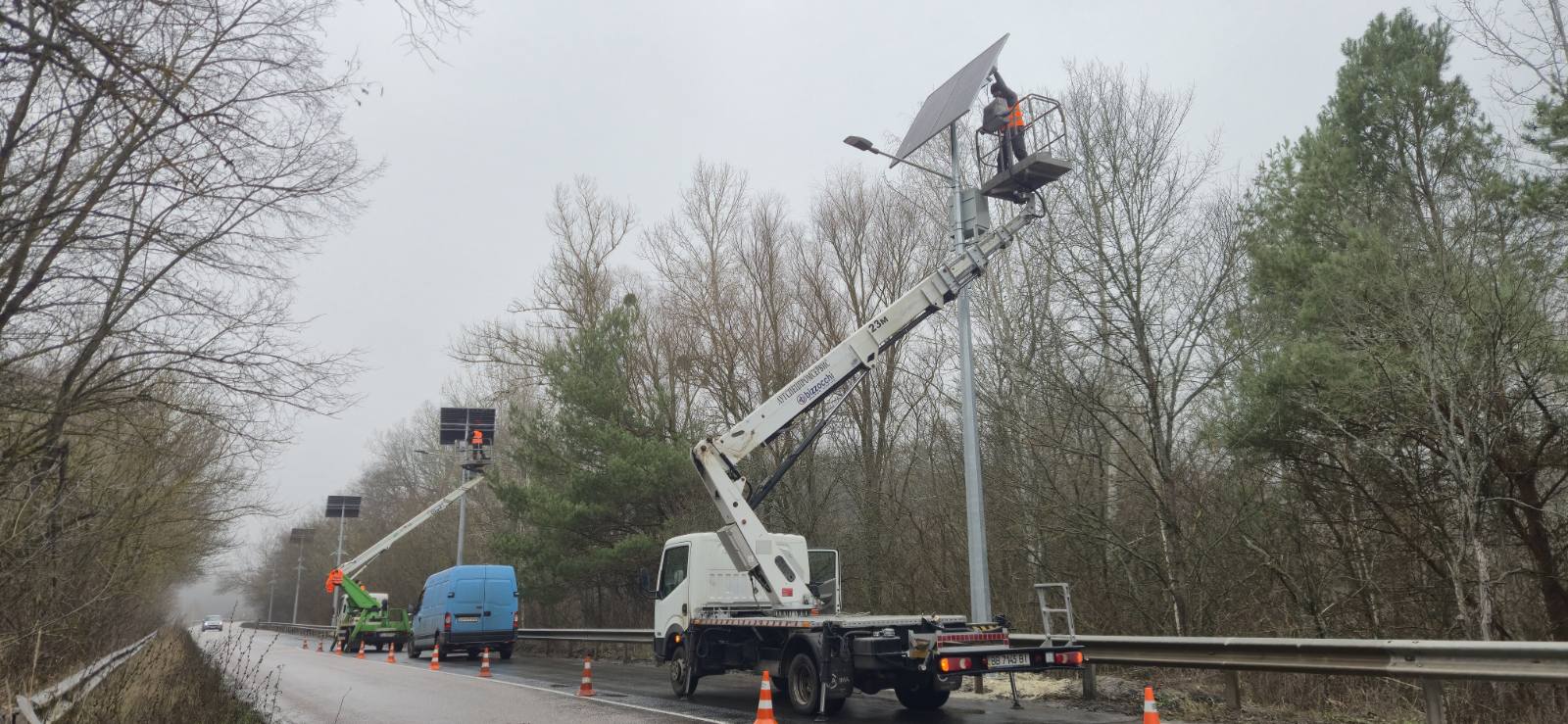 Будівництво об'єктів освітлення на  автономних системах (САО)